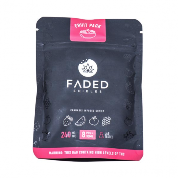 Faded Fruit Pack Gummies 240MG THC