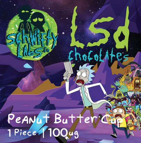 LSD Edible 100ug Peanut Butter Cup Schwifty Labs