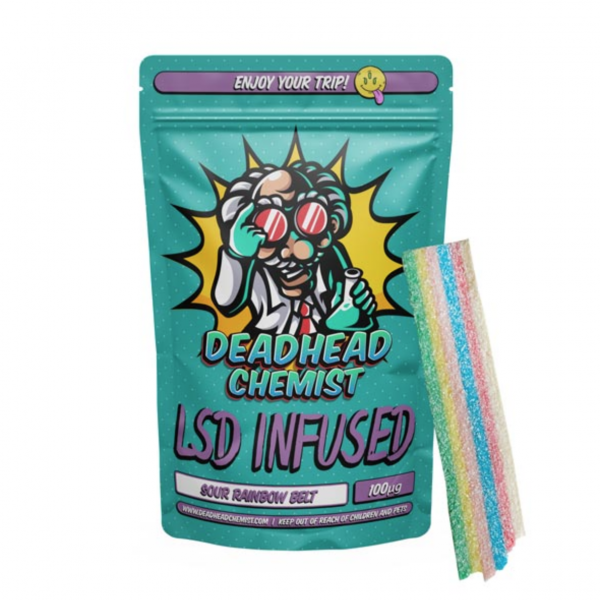 LSD Edible 100ug Sour Rainbow Belt Deadhead Chemist