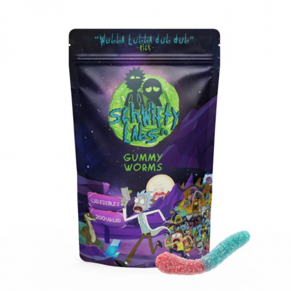 LSD Edible 200ug Gummy Worm Schwifty Labs