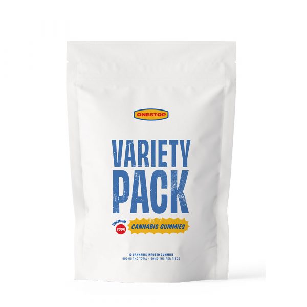 OneStop – Sour Variety Pack THC Gummies 500mg