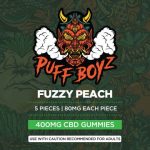 Puff Boyz 400mg CBD Fuzzy Peach Gummies