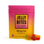 Jelly Bites – Sativa Regular Strength (100 mg THC) – Fruit Punch