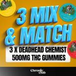 3 Mix & Match Deadhead Chemist 500MG THC Gummy