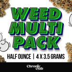 Weed Multi Pack - Half Oz - 4 x 3.5g